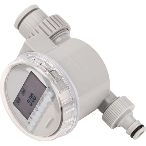 Minuteur d'Arrosage Solaire Intelligent avec Contrôleur d'Irrigation Automatique et Écran LCD pour Jardin