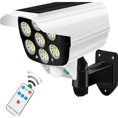 Lampe solaire extérieure avec détecteur de mouvement - 2000 lumens - Étanchéité IP66 (1/5)