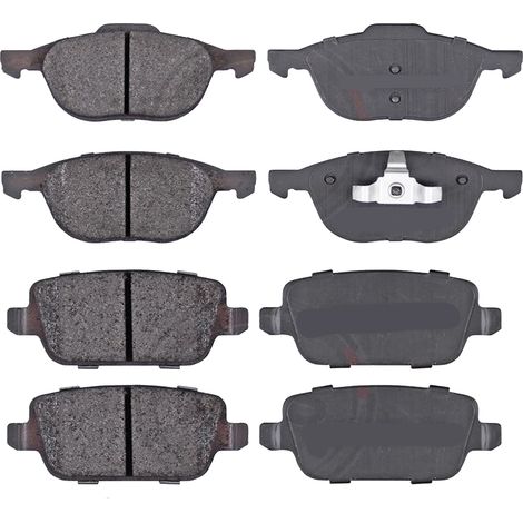 KIT PASTIGLIE FRENO ANTERIORI E POSTERIORI compatibile con FORD MONDEO III , TRE VOLUMI, TURNIER(B5Y,B4Y,BWY) / PASTIGLIE FRENANTI AUTO OEM FDB1425,FDB1885 FDB1416 / SOSTITUZIONE DIRETTA / BASSA POLVE