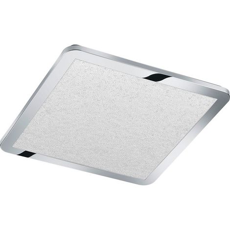 Plafonnier Carré Salle De Bains Led Gradateur 22w Cinzia Chrome IP44 Trio Lighting (1/4)
