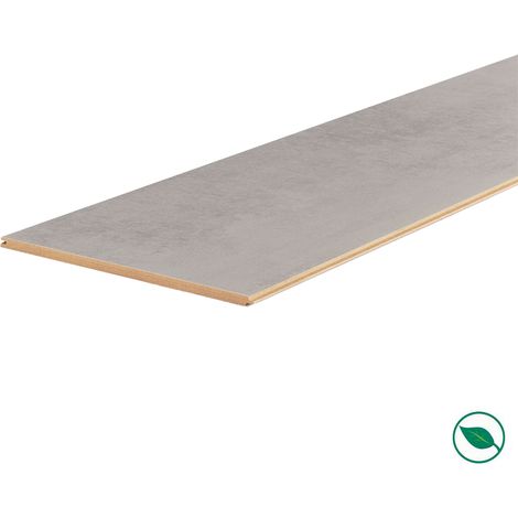 Lot de 3 planches palier rénovation d'escalier stratifié light grey 2050 x 225 x 8 mm - PEFC 70% (1/5)