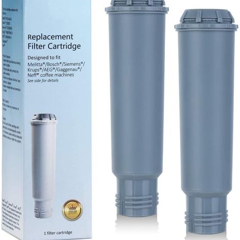 Lot De 2 Cartouche filtrante à eau pour machine à café Krups Claris F088, cartouche filtrante pour machine à café (1/5)