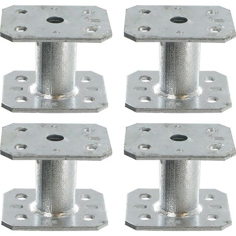 Lot de 4 Pieds de poteau de petite dimension PPMINI70 (1/3)