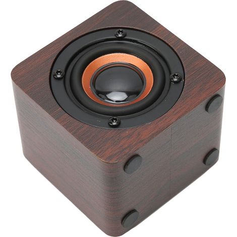 Multifunktionaler Retro-Bluetooth-Lautsprecher für Zuhause, Reisen und Outdoor-Aktivitäten, Walnussfarben (1/5)