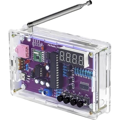OMMG Kit per esercitarsi nella saldatura di una radio FM elettronica Kit completo per appassionati di radio FM Kit fai da te per radio FM Progetto di saldatura di una radio FM (1/5)