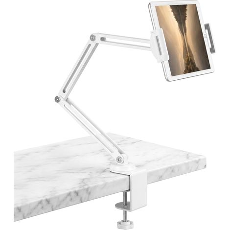 Support Tablette Bureau Rotatif à 360, Réglages Support pour en Alliage d’Aluminium, Pliable (1/5)