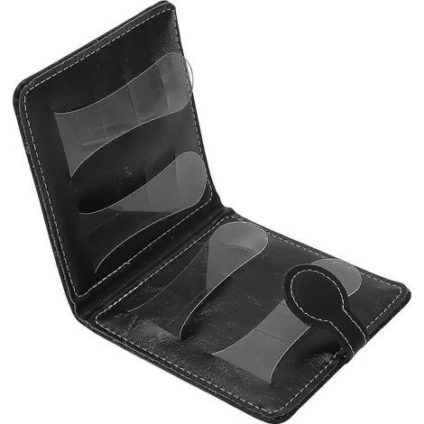 Étui de rangement portable EVA pour médiators, grande capacité, noir. (1/5)