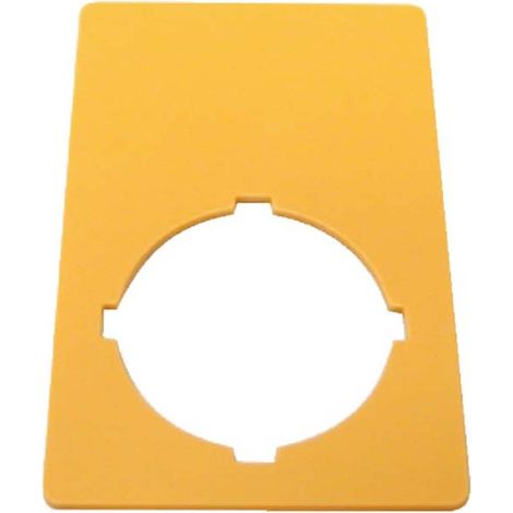 Eaton M22-XZK Targhetta (L x A) 33 mm x 50 mm senza etichette Giallo 1 pz. (1/3)