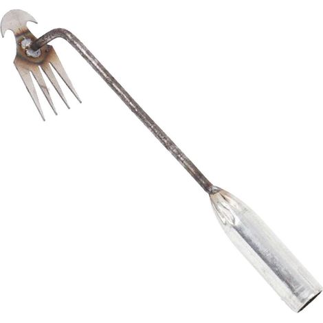 Outil de désherbage arrache-plantes, houe légère à double usage, houe de jardin, outil de désherbage pour creuser et cultiver-30cm
