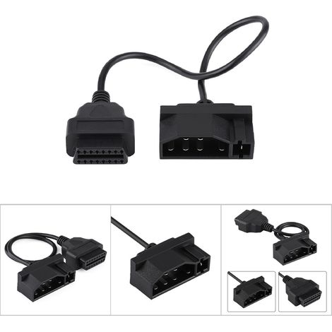7- auf 16-poligen OBD2-Diagnoseanschlussadapter für Ford-Fahrzeuge (1/5)