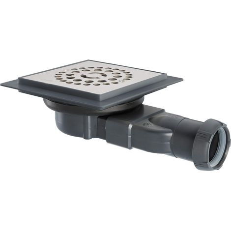 Wirquin 30723970 - Piletta a chaper venisio compatta e membrana sottile per scarico doccia, grigio (1/5)