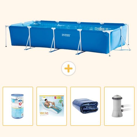 Intex Piscine Tubulaire Rectangulaire - 450x220x84 cm - 5-pièces S173 (1/5)