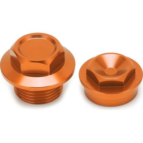 Écrou d'essieu de roue avant de moto M20x1, 5, 2 pièces, remplacement en aluminium pour 250-450 SXF 2015