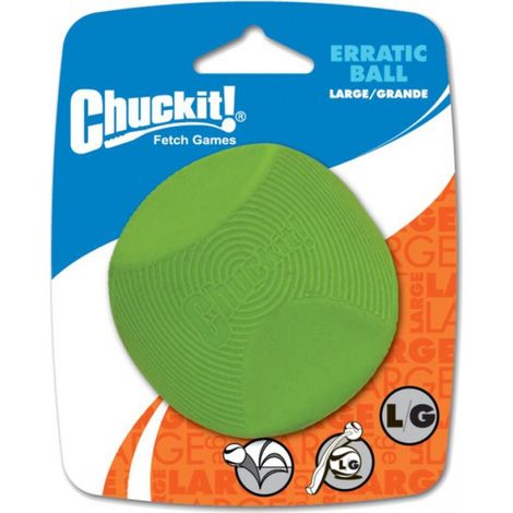 Chuckit Balle rebondissante - Jouet pour chien - Balle rebondissante en caoutchouc - Grande taille - Ø7 cm - 1 pièce (1/5)