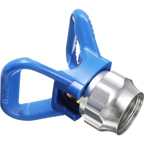 Siège de buse de protection de pointe de pulvérisateur de peinture sans air bleu support de 7/8 pouces accessoires de pistolet de pulvérisation de remplacement de buse de Machine de pulvérisation (1/5)