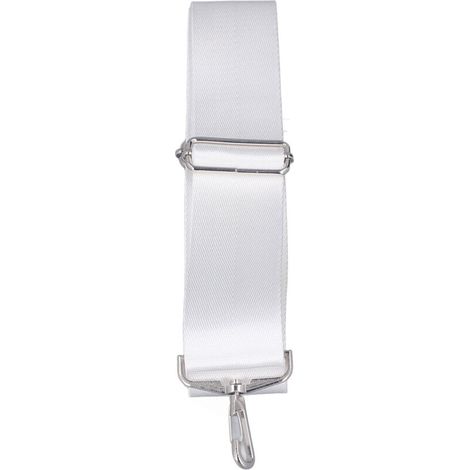 Sangle de filet de tennis réglable en hauteur avec boucle en acier inoxydable blanc