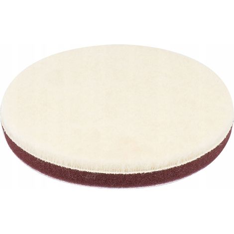 Almohadilla de pulido de lana, dura, con velcro, 125 mm AMiO-03706 (1/3)