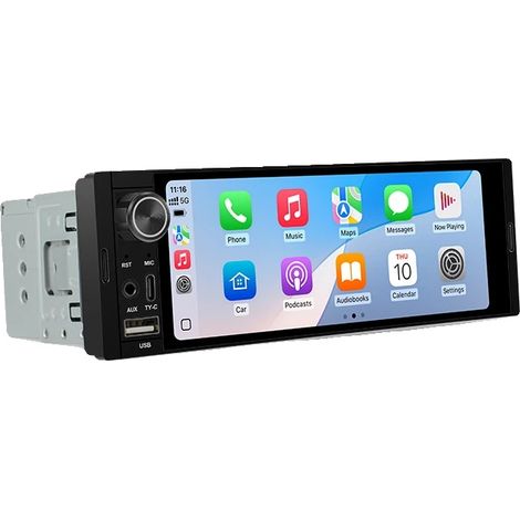 Autoradio, touchscreen, integrazione con smartphone, compatibilità universale con i veicoli, K40 cablato (1/2)