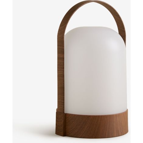 Lampe de table LED sans fil pour extérieur Agnese SKLUM Marron Bois Foncé (1/5)