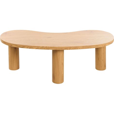 Soggiorno Retro tavolino da caffè MDF legno-come foglio di carta Luce Auburn