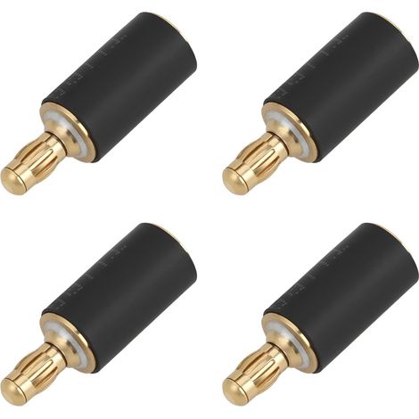 Set of 4 Female 6.5mm to Male 3.5mm Banana Plug Adapters for DC Motor ESC (1/5)
