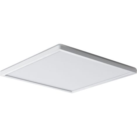 Plafonnier LED carré 22W 4000K IP54 blanc Kanlux Miledo (1/4)