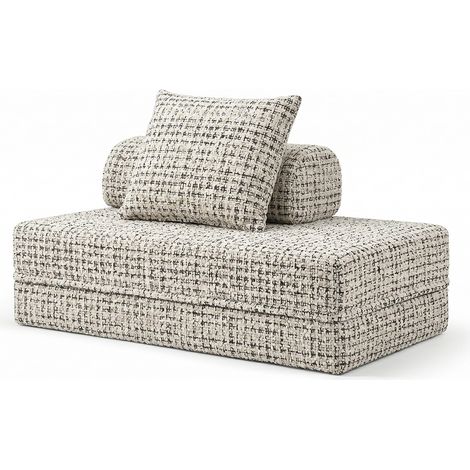 Sofá Modular 2 Lugares Convertível Tweed