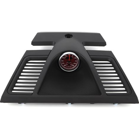 Compteur central Panamera 2010-2016, garniture tableau de bord, cache horloge chronomètre rouge, pièce 970 552 151 01, trim intérieur Porsche (1/5)