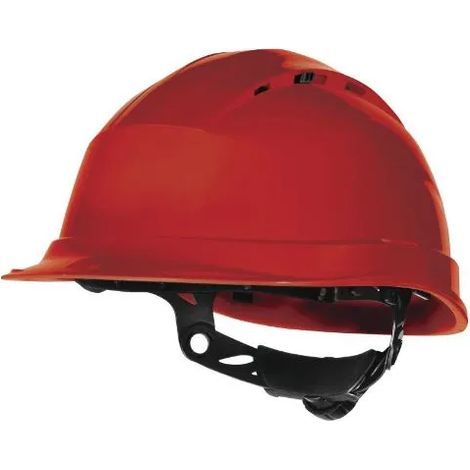 ELMETTO CANTIERE DELTA PLUS QUARTZ-UP IV ROSSO