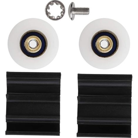 Kits de Remplacement de Roue de Porte, 22mm Kits de Remplacement de Roue de Porte de Serre avec pièces de Serre pour serres Halls Rouleau de Porte (1/5)