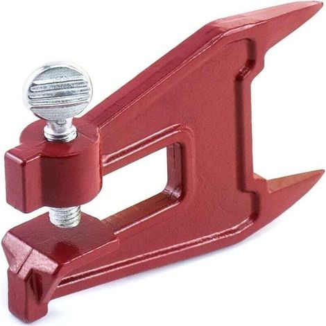 Étau pour tronçonneuse, accessoire d'affûtage de chaîne portable, étau d'affûtage de chaîne de tronçonneuse, affûteur de chaîne, rouge (1/4)