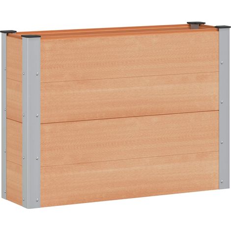 vidaXL Garden Raised Bed Brown 100 x 30 x 72 cm (1/4)