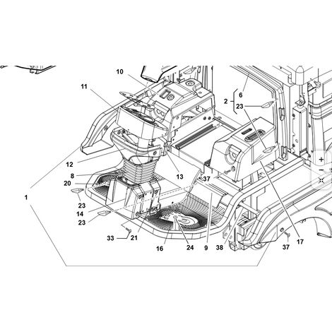 KIT PASSARUOTA DX/SX GT ORIGINALE KUBOTA GIANNI FERRARI 95598180000