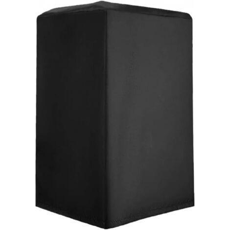 1Pc Outdoor Speaker Protective Cover Dustproof Waterproof UV Resistant Black Oxford Cloth (1/5)