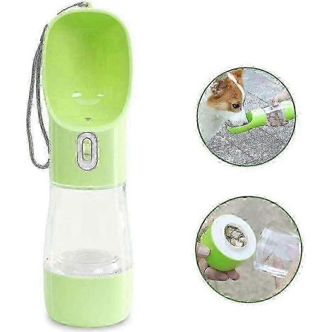 Gourde pour chien, multifonctionnelle et portable, idéale pour les voyages. (1/5)