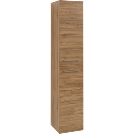 Villeroy &amp Boch Avento Armoire haute, 2 portes, charnières à