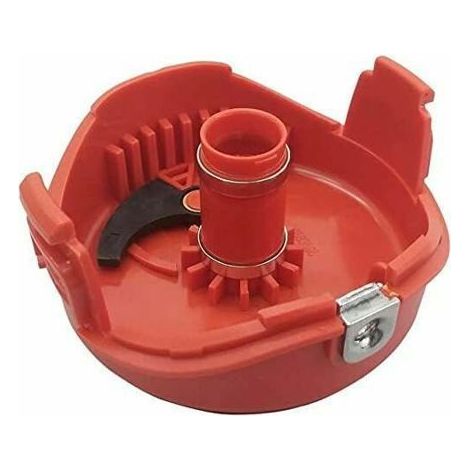 Capuchon de bobine pour coupe-bordures - Black+Decker GL7033/GL8033/GL9035 - Rouge - Installation sans outil - Pack de 2 (1/4)