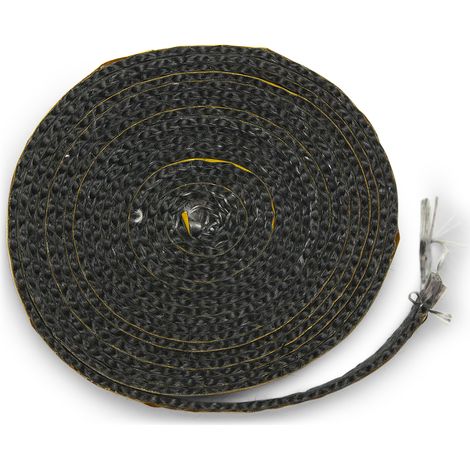 Joint de vitrage pour poêles à cheminée Topas de Eurotherm - joint plat - pièce de rechange aux dimensions parfaitement adaptées