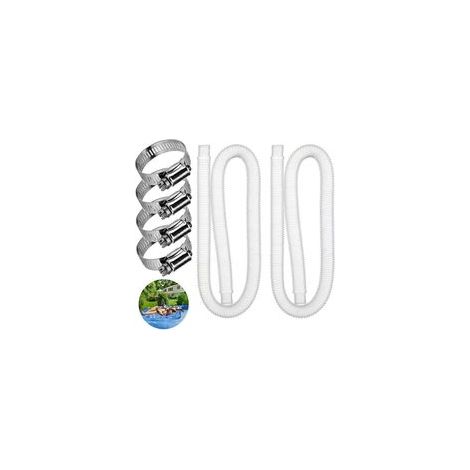 2pcs tuyau de remplacement de piscine pour pompe de filtre de piscine (59x1,25 pouces) (1/4)