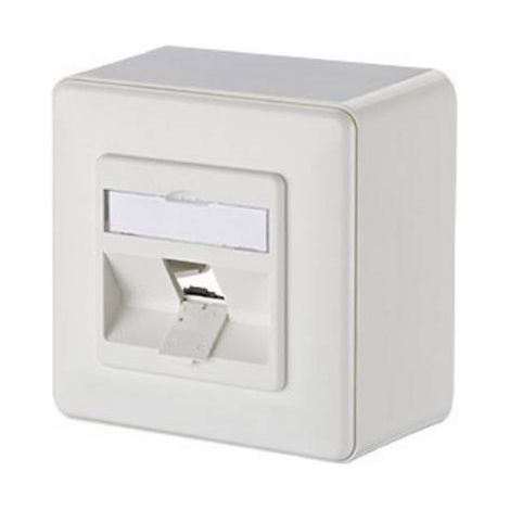 METZ CONNECT RETEDOSE AUFPUTZ UNBEPEZZOT 1 PORT REIN BIANCO