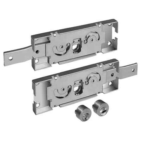 SERRATURA SERRANDA LATERALE CHIAVE PROFILO PREFER Coppia (destra+sinistra) (A711) - PREFER