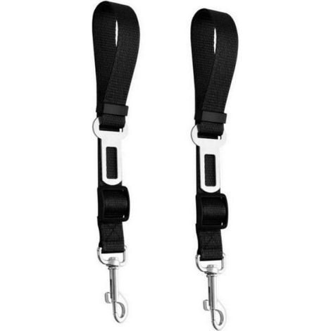 Voiture Ceinture de Securite pour Chien Indéchirable Réglable, 2 Pcs Harnais Voiture Chien Voiture (1/4)
