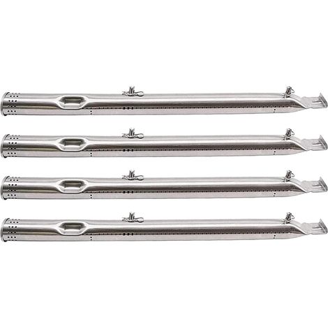 Pièces de Rechange pour brûleur à pour Barbecue, Lot de 4, Accessoires de Remplacement pour brûleur à en métal pour Barbecue, pour la Cuisine
