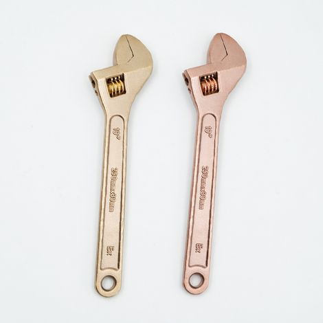 Chiave inglese antiscintilla 6 pollici/150 mm bronzo all'alluminio