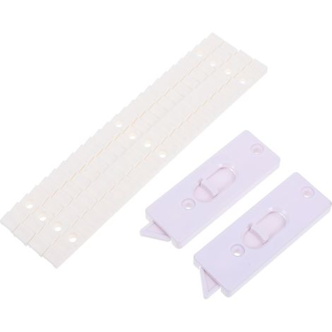 Lot De 2 Verrous De Fenêtre Pliables En Vinyle Pour Fenêtres De Haut En Bas Remplacement De Fenêtre Composant De Fermeture De Verrouillage De Fenêtre Kit De Levage Et De