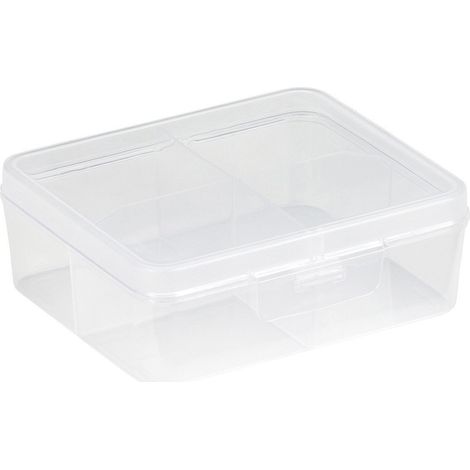 Sunware Sortierbox Q-Line 4 Fächer 14,6 x 13 x 53 cm Boxen, Körbchen & Kisten (1/3)