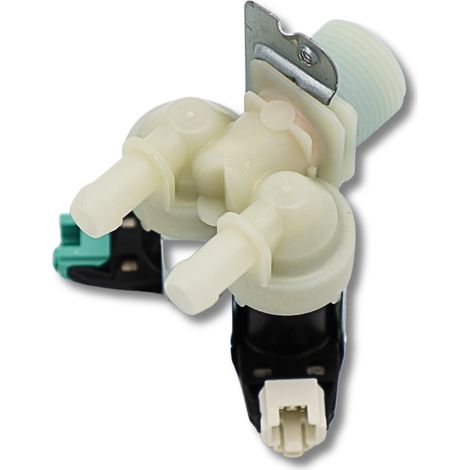 Ersatzteil - 2-Wege-Magnetventil - - WHIRLPOOL, BAUKNECHT, INDESIT, LADEN, IGNIS, PROLINE, ARISTON HOTPOINT, SIEMENS, BOSCH, PRIVILEG, PHILIPS, CONSTRUCTA, BALAY, PITSOS, CYLINDA, POLAR, TEGRAN (1/2)