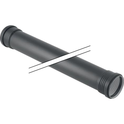 TUBO 2 BICCHIERI AD INNESTO IN PP CON GUARNIZIONE SERIE SILENT - ø40 MT 2  - GBR