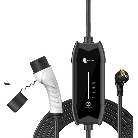Cargador para vehículos eléctricos, diseño portátil, amplia compatibilidad, tipo 2 (1/5)