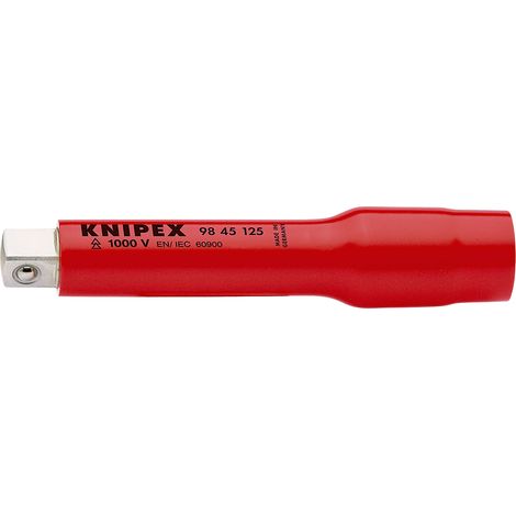 KNIPEX 98 45 125 Prolunga con attacco quadro interno/esterno 1/2" 125 mm